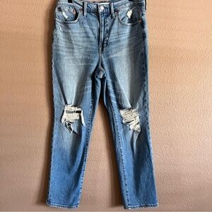 Madewell The Perfect Vintage Distressed Jeans Size 29